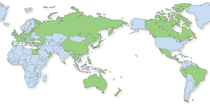 IFRS適用国・任意適用国概要