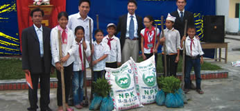 植林活動を通じた地域社会発展への貢献